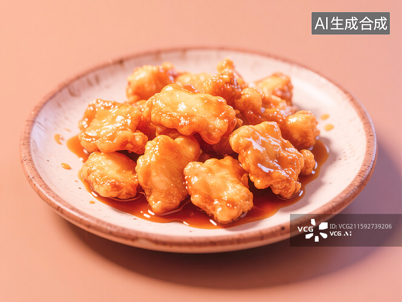 【AI数字艺术】中餐美食锅包肉溜肉段糖醋里脊家常菜小炒肉热气腾腾年夜饭团圆饭餐厅外卖菜单3D渲染风格卡通插画餐饮广告图片素材