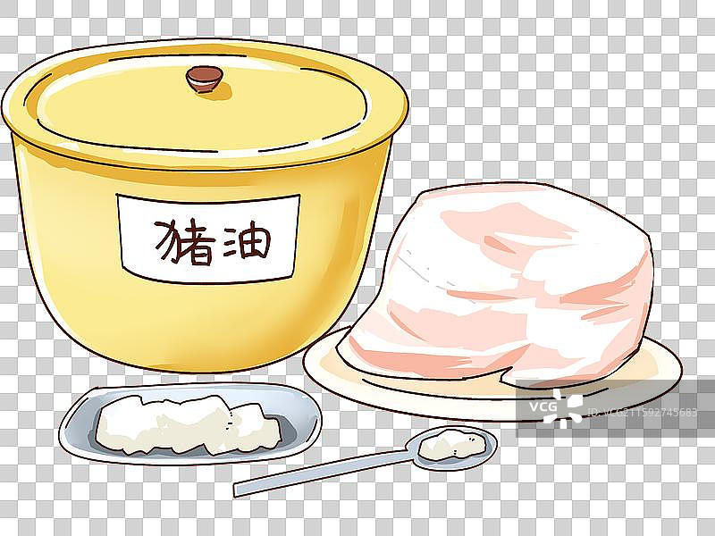 猪油 自榨油 猪油 熬猪油 猪油罐图片素材