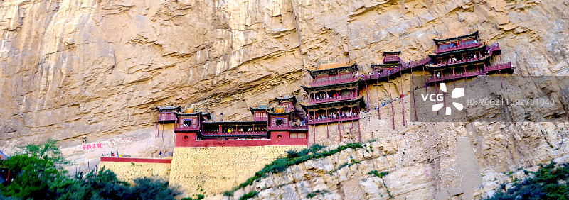 北岳恒山，悬空寺图片素材
