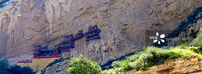 北岳恒山，悬空寺图片素材