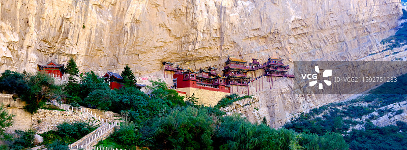 北岳恒山，悬空寺图片素材