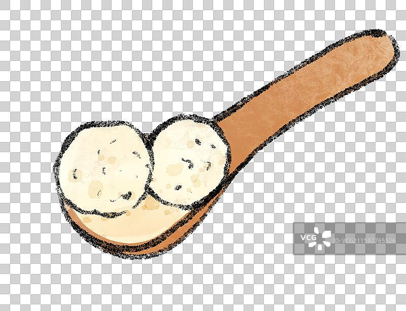 潮汕美食插画-鱼丸汤图片素材