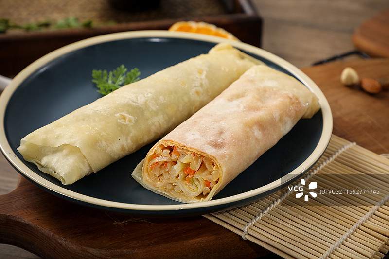 土豆丝卷饼图片素材