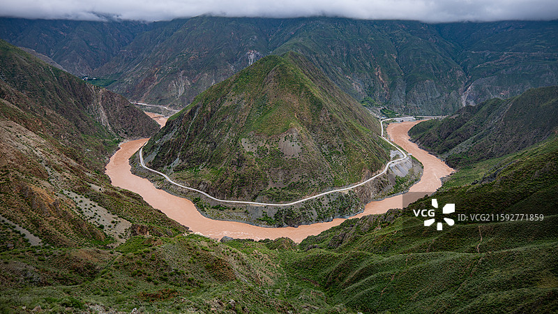 金沙江大湾图片素材