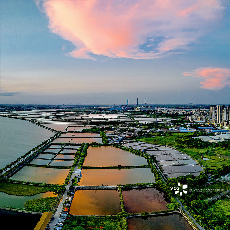 《海田霞光》图片素材