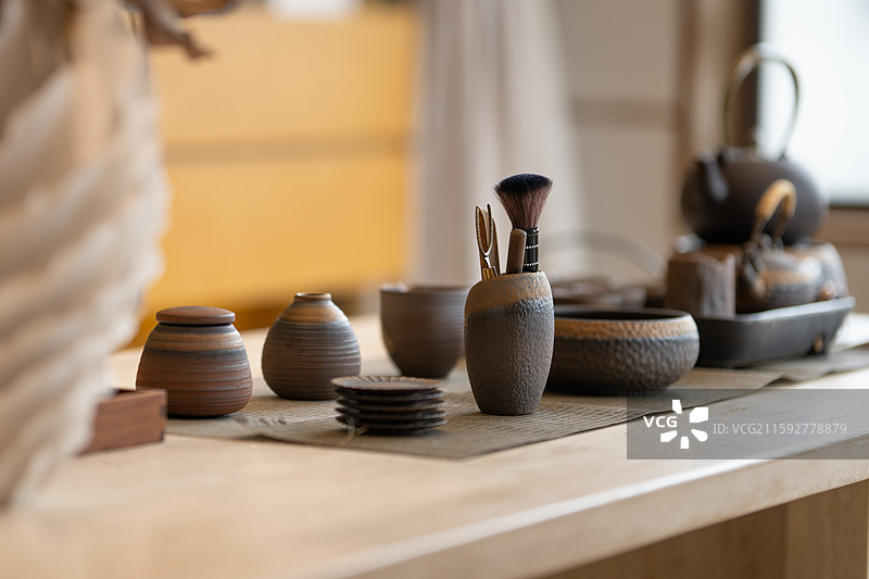 茶艺，中国传统，铁壶，非遗茶具图片素材