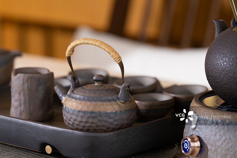 茶艺，中国传统，铁壶，非遗茶具图片素材