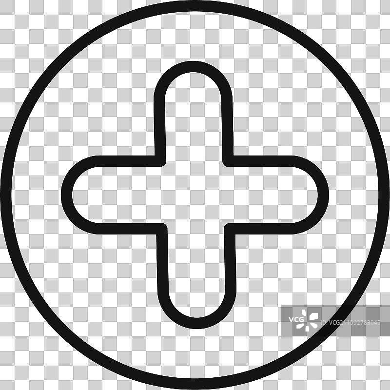 添加标志轮廓图片素材