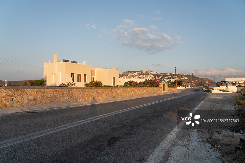 圣托里尼阿克罗蒂里小镇图片素材