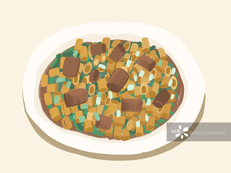 海肠捞饭图片素材