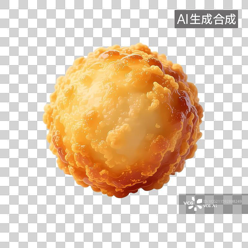 【AI数字艺术】炸丸子图片素材