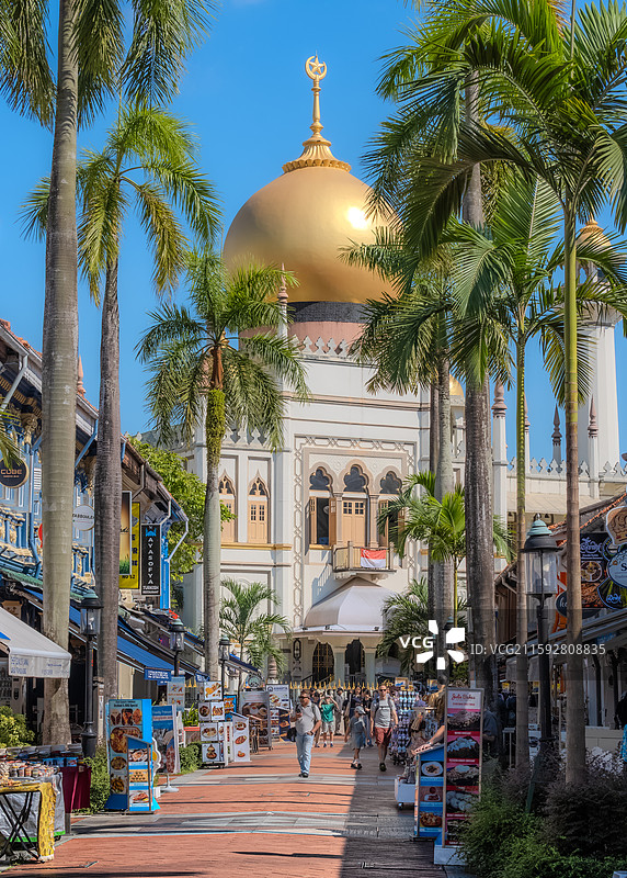 新加坡甘榜格南图片素材