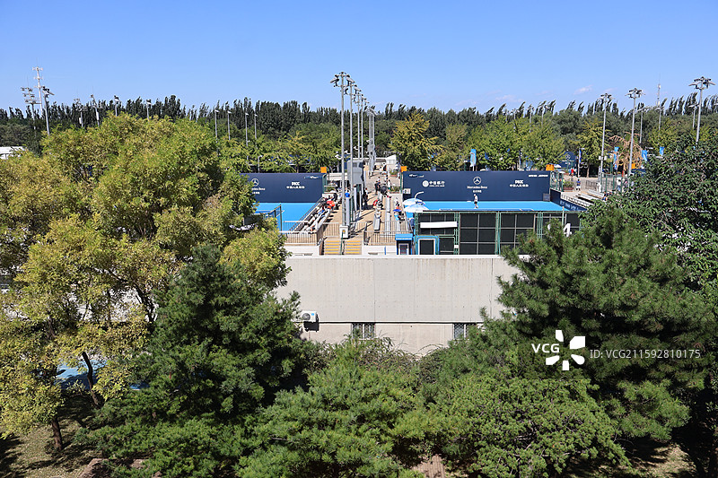 2025年中国网球公开赛风光图片素材