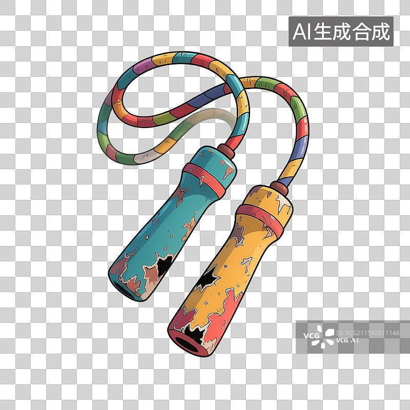 【AI数字艺术】跳绳玩具运动图片素材