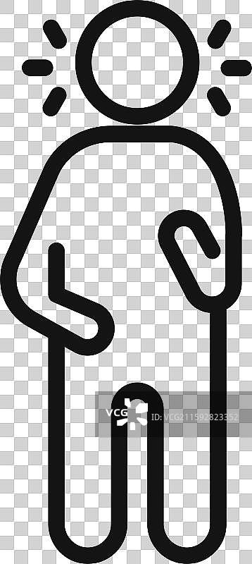 恶心标志轮廓图片素材