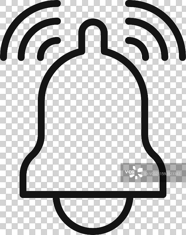 通知标志轮廓图片素材