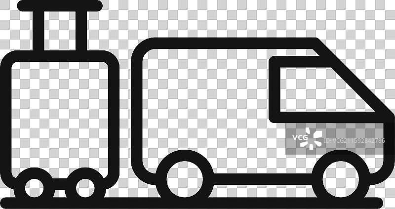 转移标志轮廓图片素材