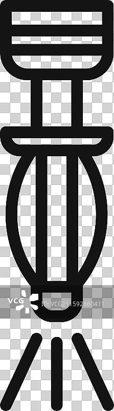 消防喷头标志轮廓图片素材