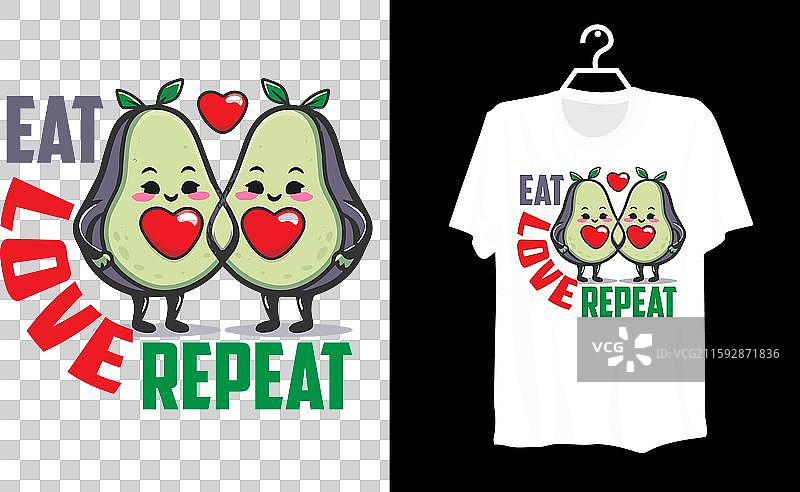 吃 爱 重复 烹饪 T恤设计 烹饪图片素材