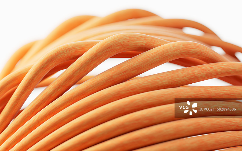 抽象编织布料曲线背景三维渲染图片素材