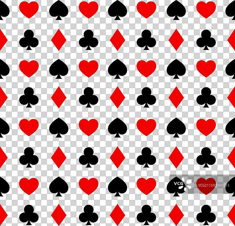 扑克牌符号无缝图案纹理图片素材