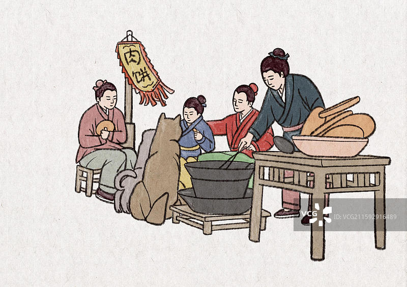 炸肉饼图片素材