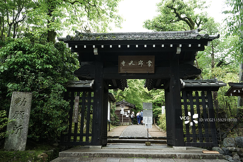京都岚山常寂光寺图片素材