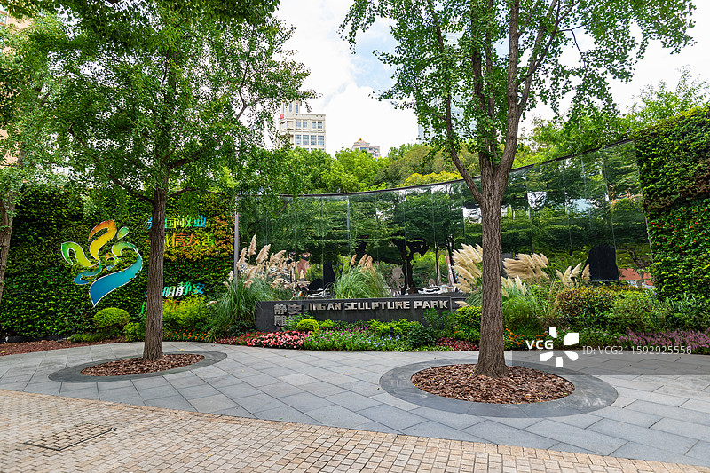 上海市静安区 静安雕塑公园图片素材