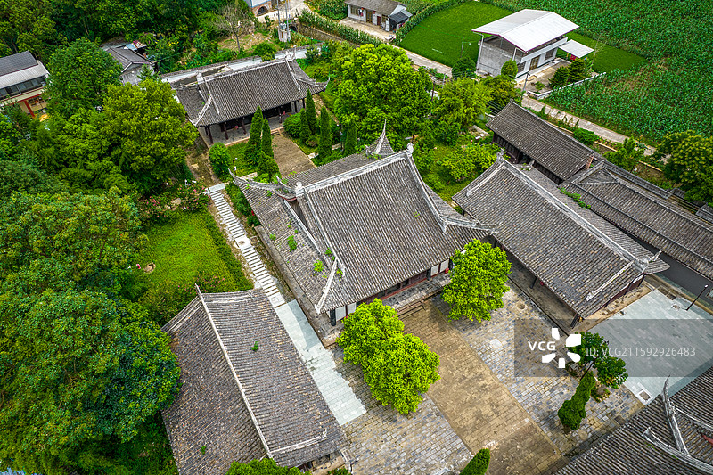中国四川省绵阳市安州区开禧寺图片素材
