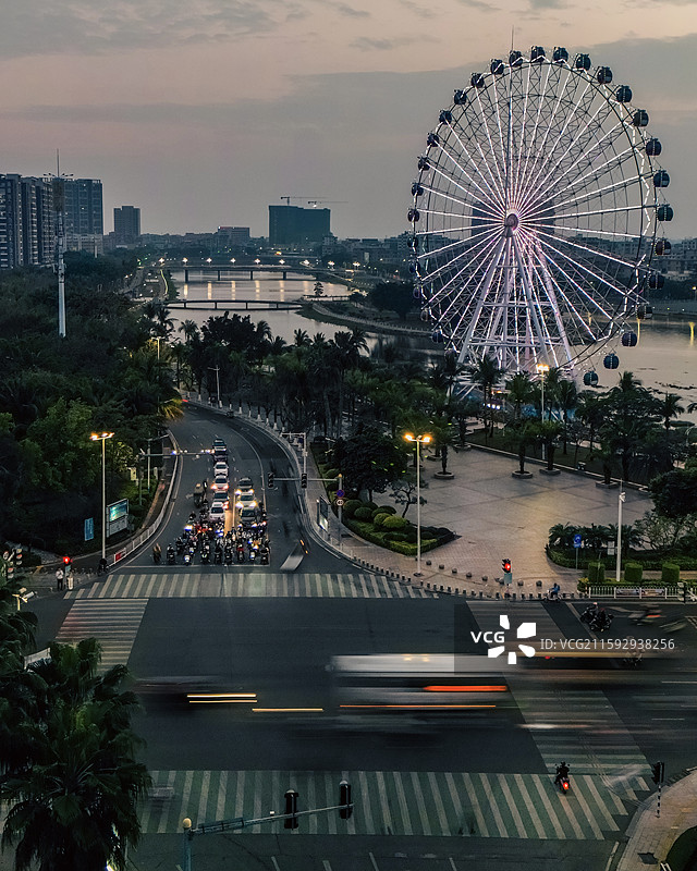 茂名摩天轮图片素材