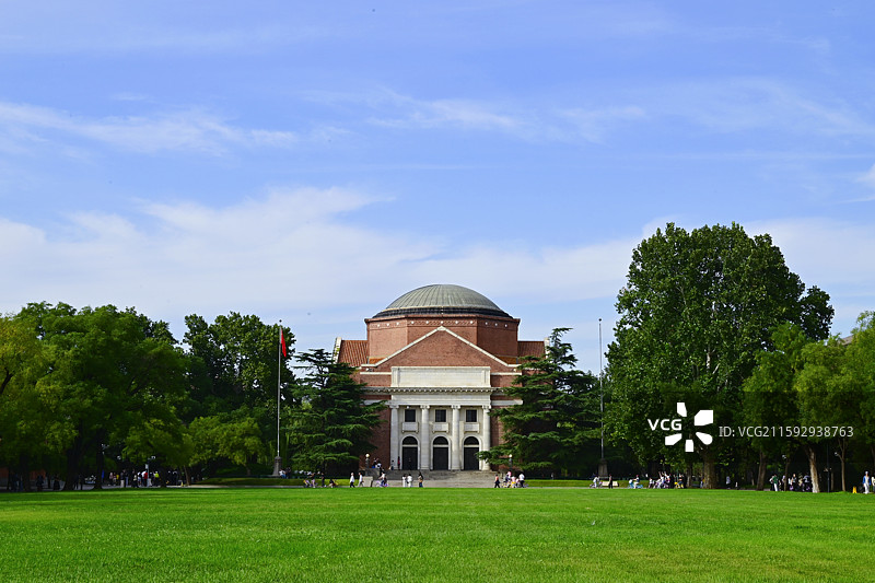 清华大学 大礼堂图片素材