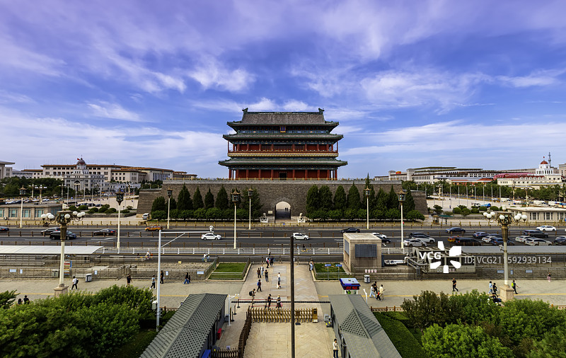 古代建筑-前面楼子ZhengyangGate图片素材