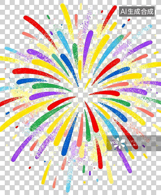 【AI数字艺术】烟花图片素材