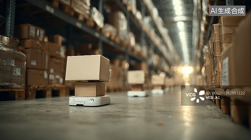 【AI数字艺术】人工智能未来科技工厂图片素材