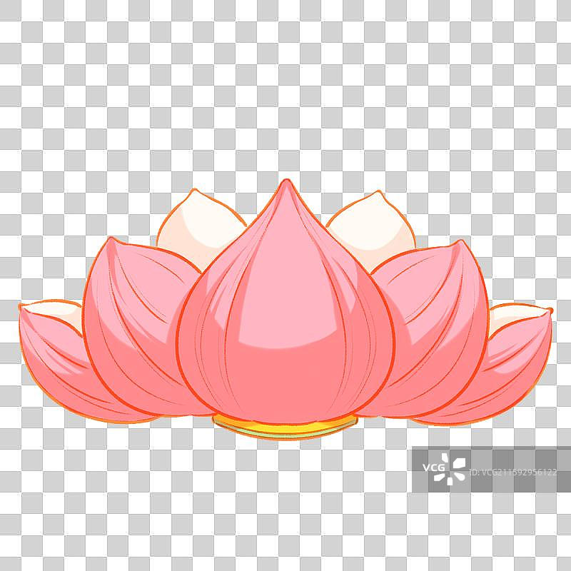 荷花灯元素图片素材