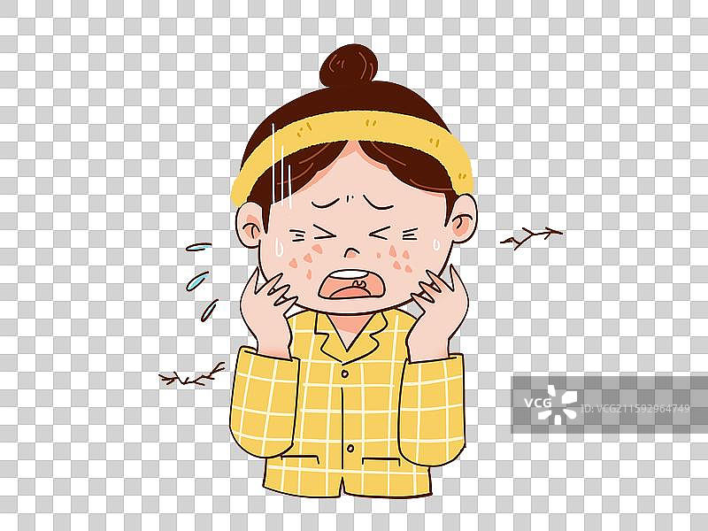 皮肤干燥 皮肤 干燥 皮肤粗糙 难过 换季 皮肤管理 皱纹 细纹图片素材