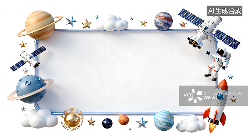 【AI数字艺术】航空主题标题栏标题框图片素材
