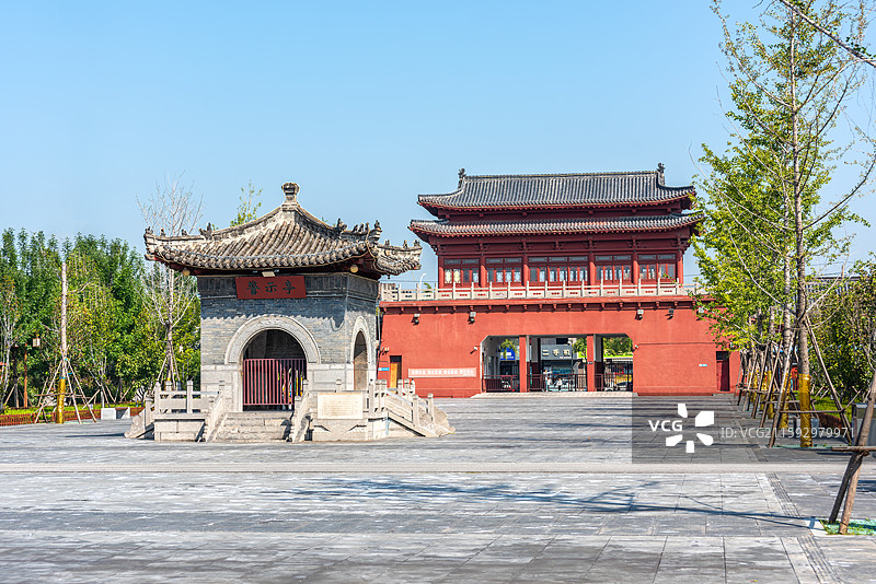 河南省鹤壁市淇县朝歌遗址公园（原摘星台景区）图片素材