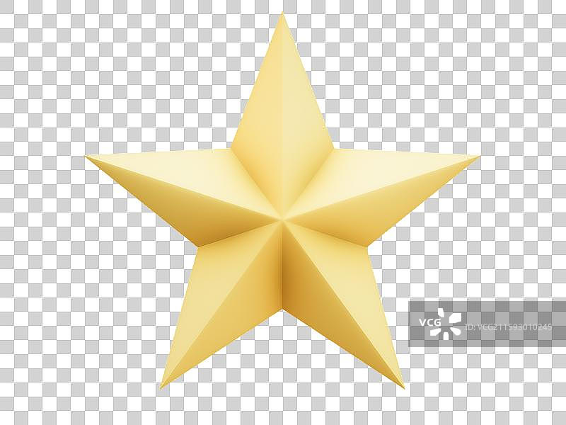 一颗五角星图片素材