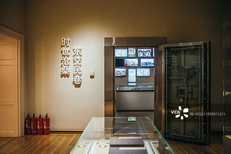 北京 中国法院博物馆室内展厅图片素材