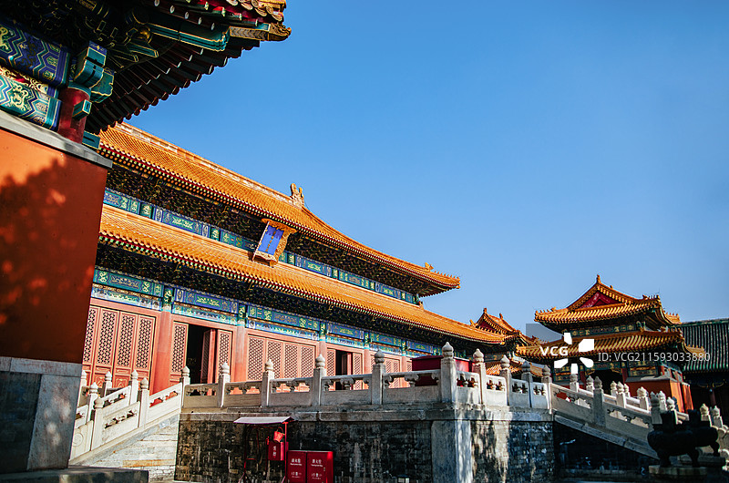 北京历代帝王庙博物馆景德崇圣殿古建筑图片素材