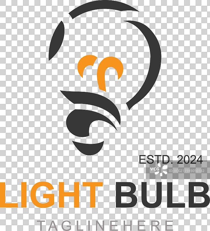 创意灯泡灯具标志图标与商业图片素材