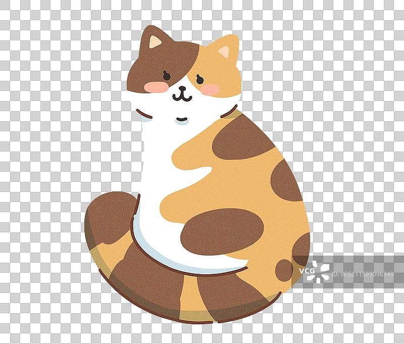 可爱小猫插画图片素材