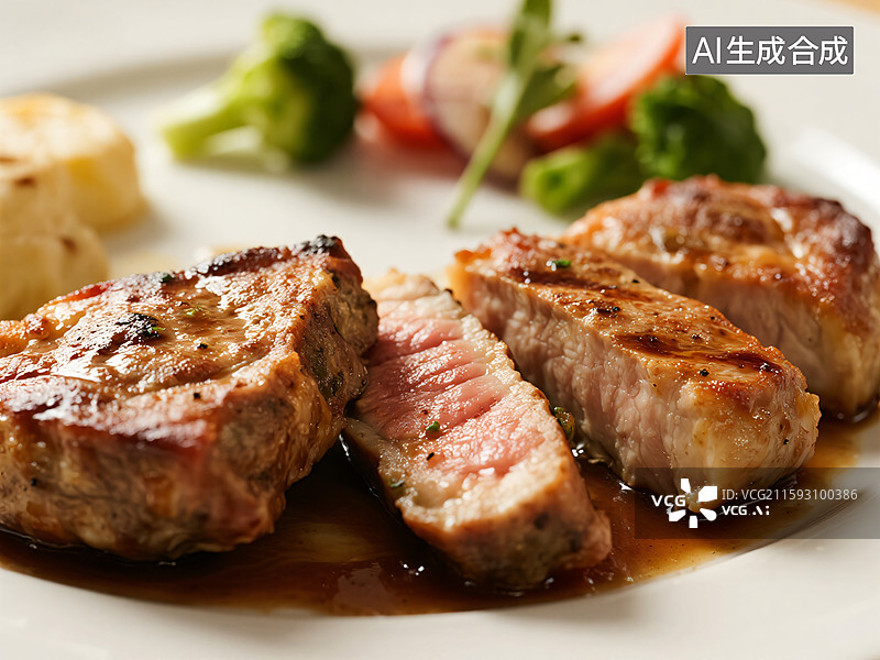 【AI数字艺术】精致美食：米其林级视觉盛宴图片素材