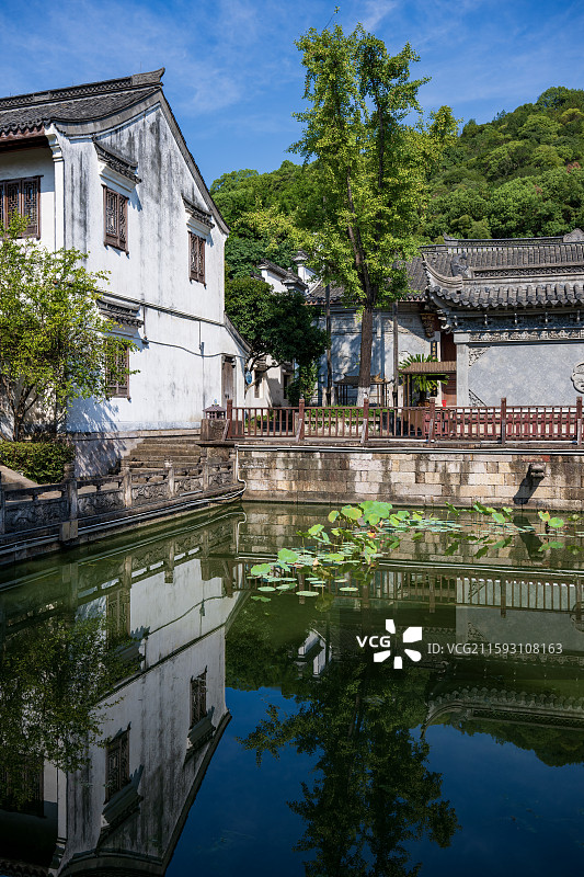 湘湖水街 越界图片素材