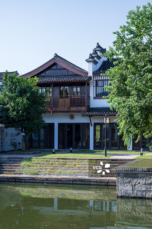 湘湖水街 越界图片素材