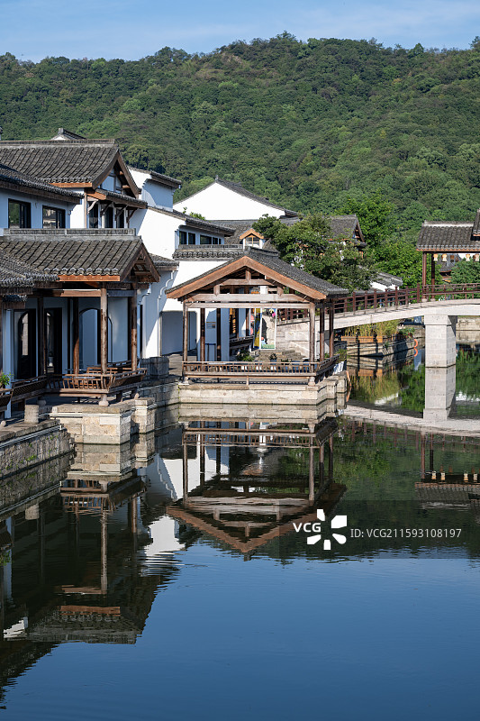湘湖水街 越界图片素材