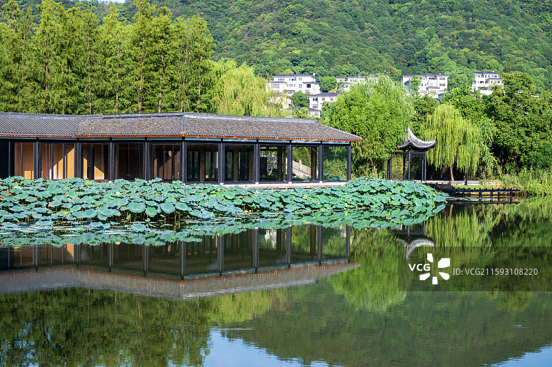 湘湖水街 越界图片素材