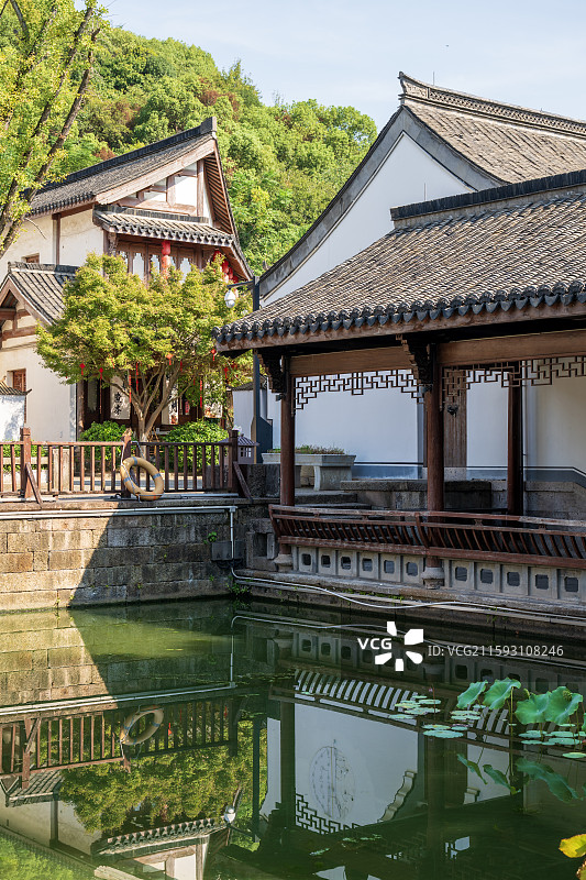 湘湖水街 越界图片素材