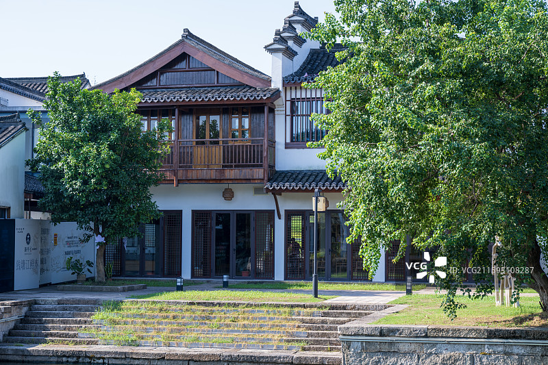 湘湖水街 越界图片素材